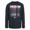 Shirts Boys' Nike Fired Up Long Sleeve T-Shirt -Nike popular store unnamed file 1079