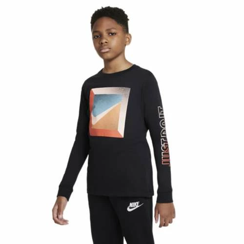 Shirts Boys' Nike Sportswear Graphic Long Sleeve T-Shirt 3 Shirts Boys' Nike Sportswear Graphic Long Sleeve T-Shirt