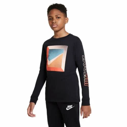 Shirts Boys' Nike Sportswear Graphic Long Sleeve T-Shirt 6 Shirts Boys' Nike Sportswear Graphic Long Sleeve T-Shirt - Image 4