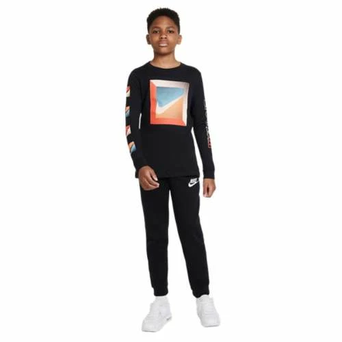 Shirts Boys' Nike Sportswear Graphic Long Sleeve T-Shirt 9 Shirts Boys' Nike Sportswear Graphic Long Sleeve T-Shirt - Image 7