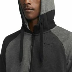 Shirts Men's Nike Dri-FIT Fleece Fitness Hoodie -Nike popular store unnamed file 1222