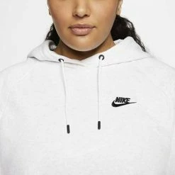 Hoodies & Sweatshirts Women's Nike Sportswear Essential Plus Fleece Pullover Hoodie -Nike popular store unnamed file 1301