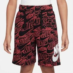Boys' Nike Sportswear All Over Print Lounge Shorts