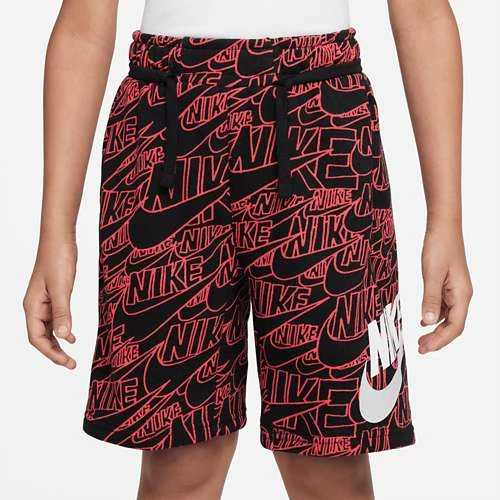 Boys' Nike Sportswear All Over Print Lounge Shorts 3 Boys' Nike Sportswear All Over Print Lounge Shorts