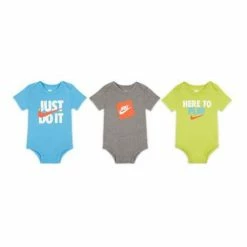 Sets & Onesies Baby Girls' Nike 3 Pack Verbiage Onesies