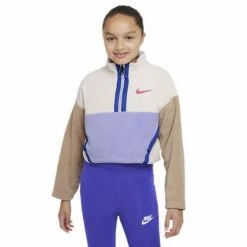 Hoodies & Sweatshirts Girls' Nike Sportswear Pullover 1/4 Zip Pullover