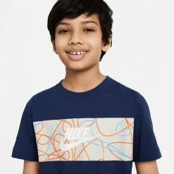 Shirts Boys' Nike Sportswear Futura Panel T-Shirt -Nike popular store unnamed file 1446