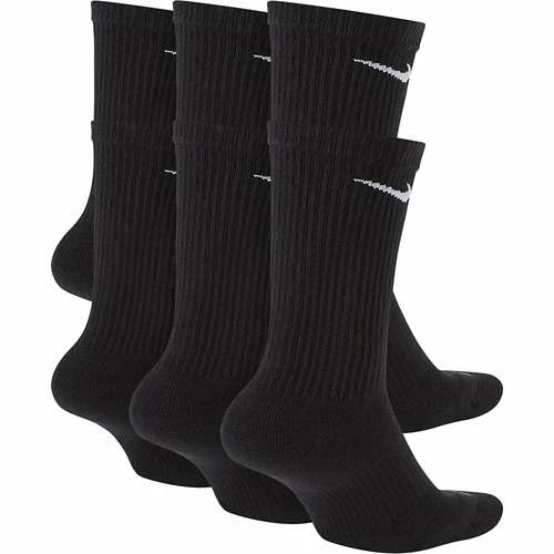Adult Nike Everyday Plus Cushioned 6 Pack Crew Socks 4 Adult Nike Everyday Plus Cushioned 6 Pack Crew Socks - Image 2