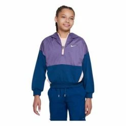 Hoodies & Sweatshirts Girls' Nike Outdoor Play Hoodie 1/4 Zip Pullover