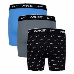 Underwear Boys' Nike Cotton Print 3 Pack Boxer Briefs -Nike popular store unnamed file 1741