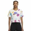 Shirts Women's Nike Sportswear Cropped Tie Dye T-Shirt -Nike popular store unnamed file 1861