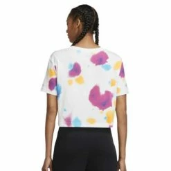Shirts Women's Nike Sportswear Cropped Tie Dye T-Shirt -Nike popular store unnamed file 1862