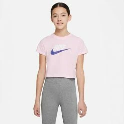 Shirts Girls' Nike Sportswear Logo Short Sleeve T-Shirt -Nike popular store unnamed file 1904