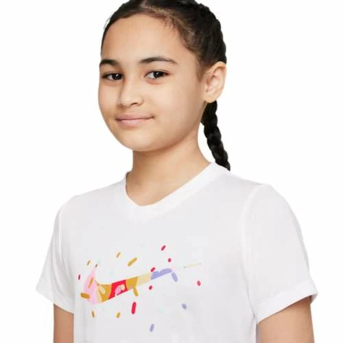 Shirts Girls' Nike Dri-FIT Graphic T-Shirt 5 Shirts Girls' Nike Dri-FIT Graphic T-Shirt - Image 3