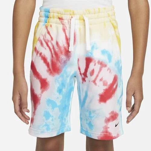 Kids' Nike Sportswear Club Tie Dye Lounge Shorts 3 Kids' Nike Sportswear Club Tie Dye Lounge Shorts