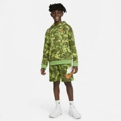 Boys' Nike Sportswear Washed All Over Print Lounge Shorts -Nike popular store unnamed file 2148