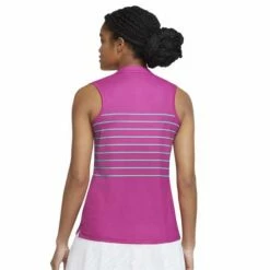 Shirts Women's Nike Dri-FIT Victory Sleeveless Striped Golf Polo -Nike popular store unnamed file 2264