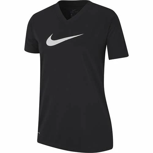 Shirts Girls' Nike Dri-FIT Swoosh V-Neck T-Shirt 3 Shirts Girls' Nike Dri-FIT Swoosh V-Neck T-Shirt
