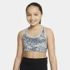 Bras Girls' Nike Dri-FIT Swoosh Printed Reversible Sports Bra -Nike popular store unnamed file 2478