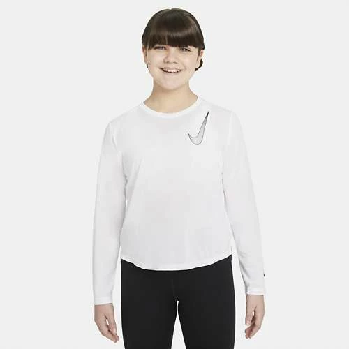 Shirts Girls' Nike Dri-FIT One Long Sleeve T-Shirt 3 Shirts Girls' Nike Dri-FIT One Long Sleeve T-Shirt