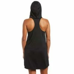 Cover Ups Women's Nike Hooded Dress Swim Cover Up -Nike popular store unnamed file 2562