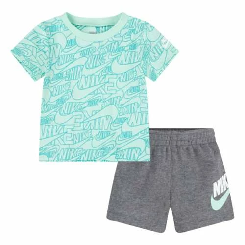 Sets & Onesies Toddler Boys' Nike Sportswear All Over Print T-Shirt And Shorts Set 3 Sets & Onesies Toddler Boys' Nike Sportswear All Over Print T-Shirt And Shorts Set