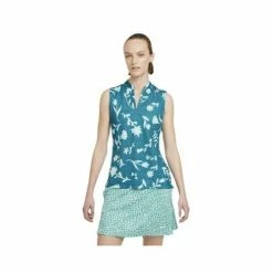 Shirts Women's Nike Breathe Sleeveless Printed Floral Golf Polo