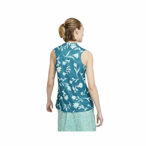 Shirts Women's Nike Breathe Sleeveless Printed Floral Golf Polo 4 Shirts Women's Nike Breathe Sleeveless Printed Floral Golf Polo - Image 2