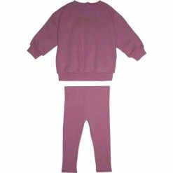 Sets & Onesies Baby Girls' Nike Crew & Fleece Leggings Set