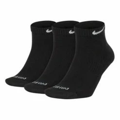 Adult Nike Everyday Plus Cushioned 3 Pack Ankle Running Socks