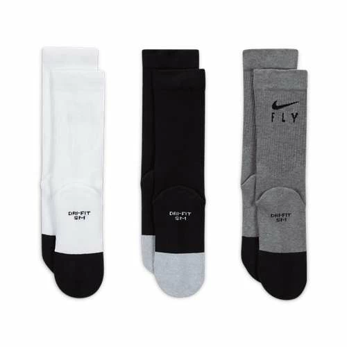 Adult Nike Elite Fly 3 Pack Crew Socks 4 Adult Nike Elite Fly 3 Pack Crew Socks - Image 2