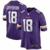 NFL Jerseys Nike Minnesota Vikings Justin Jefferson #18 Game Jersey -Nike popular store unnamed file 5616