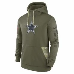 NFL Hoodies & Sweatshirts Nike Dallas Cowboys 2022 Salute To Service Therma Hoodie