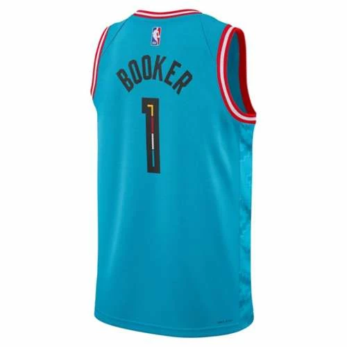 NBA Jerseys Nike Phoenix Suns Devin Booker #1 2022 City Edition Jersey 4 NBA Jerseys Nike Phoenix Suns Devin Booker #1 2022 City Edition Jersey - Image 2