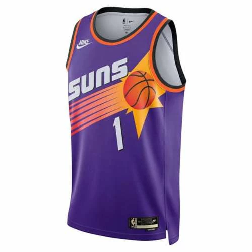 NBA Jerseys Nike Phoenix Suns Devin Booker #1 Hardwood Classic Jersey 5 NBA Jerseys Nike Phoenix Suns Devin Booker #1 Hardwood Classic Jersey - Image 3