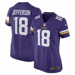 NFL Jerseys Nike Women's Minnesota Vikings Justin Jefferson #18 Game Jersey