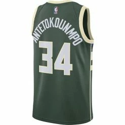 NBA Jerseys Nike Milwaukee Bucks Giannis Antetokounmpo #34 Icon Edition Swingman Jersey -Nike popular store unnamed file 5688