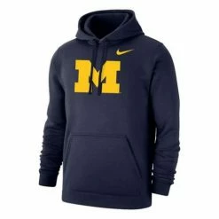 College Hoodies & Sweatshirts Nike Michigan Wolverines Logo Hoodie