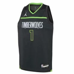 NBA Jerseys Nike Kids' Minnesota Timberwolves Anthony Edwards #1 2022 Statement Jersey -Nike popular store unnamed file 5790