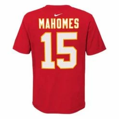 NFL Shirts Nike Kids' Kansas City Chiefs Patrick Mahomes #15 T-Shirt