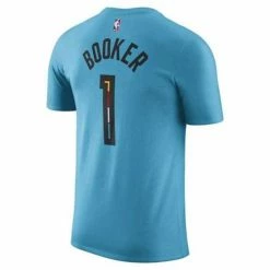 NBA Shirts Nike Phoenix Suns Devin Booker #1 2022 City Edition Name & Number T-Shirt