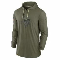 NFL Hoodies & Sweatshirts Nike Minnesota Vikings 2022 Salute To Service Lightweight Hoodie