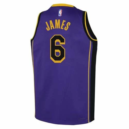 NBA Jerseys Nike Kids' Los Angeles Lakers LeBron James #6 2022 Statement Jersey 4 NBA Jerseys Nike Kids' Los Angeles Lakers LeBron James #6 2022 Statement Jersey - Image 2