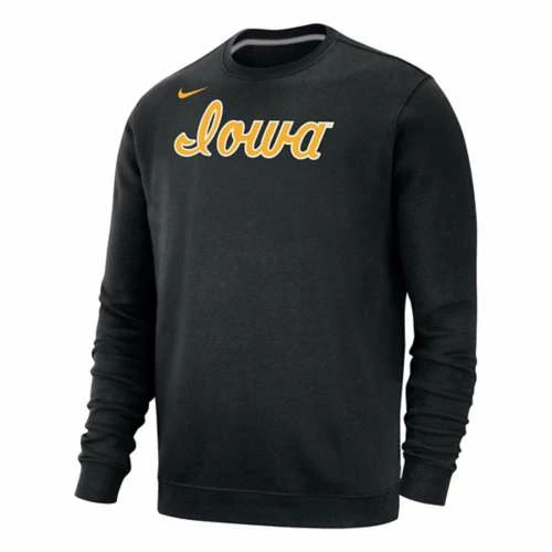 College Hoodies & Sweatshirts Nike Iowa Hawkeyes Script Crewneck Sweatshirt 3 College Hoodies & Sweatshirts Nike Iowa Hawkeyes Script Crewneck Sweatshirt