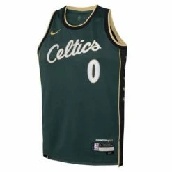 NBA Jerseys Nike Kids' Boston Celtics Jayson Tatum #0 2022 City Edition Jersey -Nike popular store unnamed file 5853