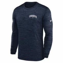 NFL Shirts Nike Dallas Cowboys Velocity Long Sleeve Shirt