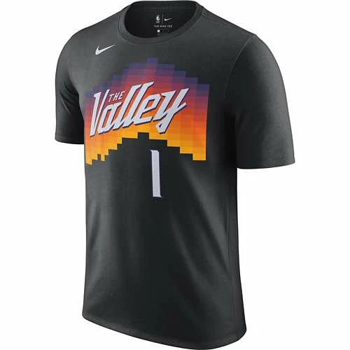 NBA Shirts Nike Phoenix Suns Devin Booker City Edition Name & Number T-Shirt 3 NBA Shirts Nike Phoenix Suns Devin Booker City Edition Name & Number T-Shirt