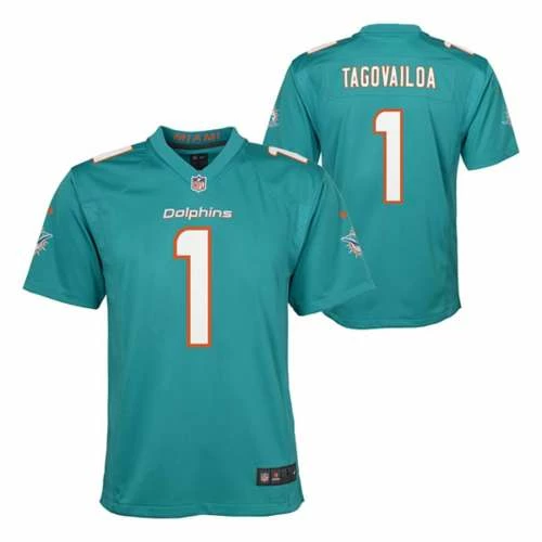 NFL Jerseys Nike Kids' Miami Dolphins Tua Tagovailoa #1 Game Jersey 3 NFL Jerseys Nike Kids' Miami Dolphins Tua Tagovailoa #1 Game Jersey