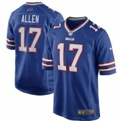 NFL Jerseys Nike Buffalo Bills Josh Allen #17 Game Jersey