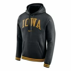 College Hoodies & Sweatshirts Nike Iowa Hawkeyes Retro Hoodie